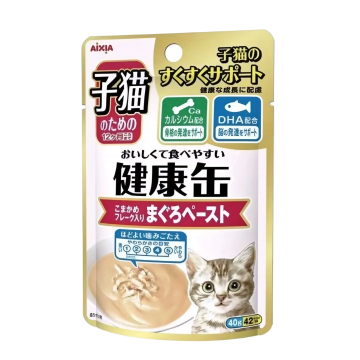 Aixia Wet Pouch Kenko Tuna Paste for Kitten 40g X 12 Aixia Wet Pouch Kenko Tuna Paste for Kitten 40g X 12